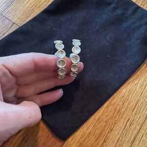 Elegant Sterling Silver Hoop Earrings